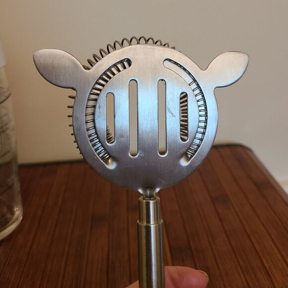 Vintage Arcoroc Recipe Cocktail Shaker & Cocktail Strainer - Picture 4 of 8